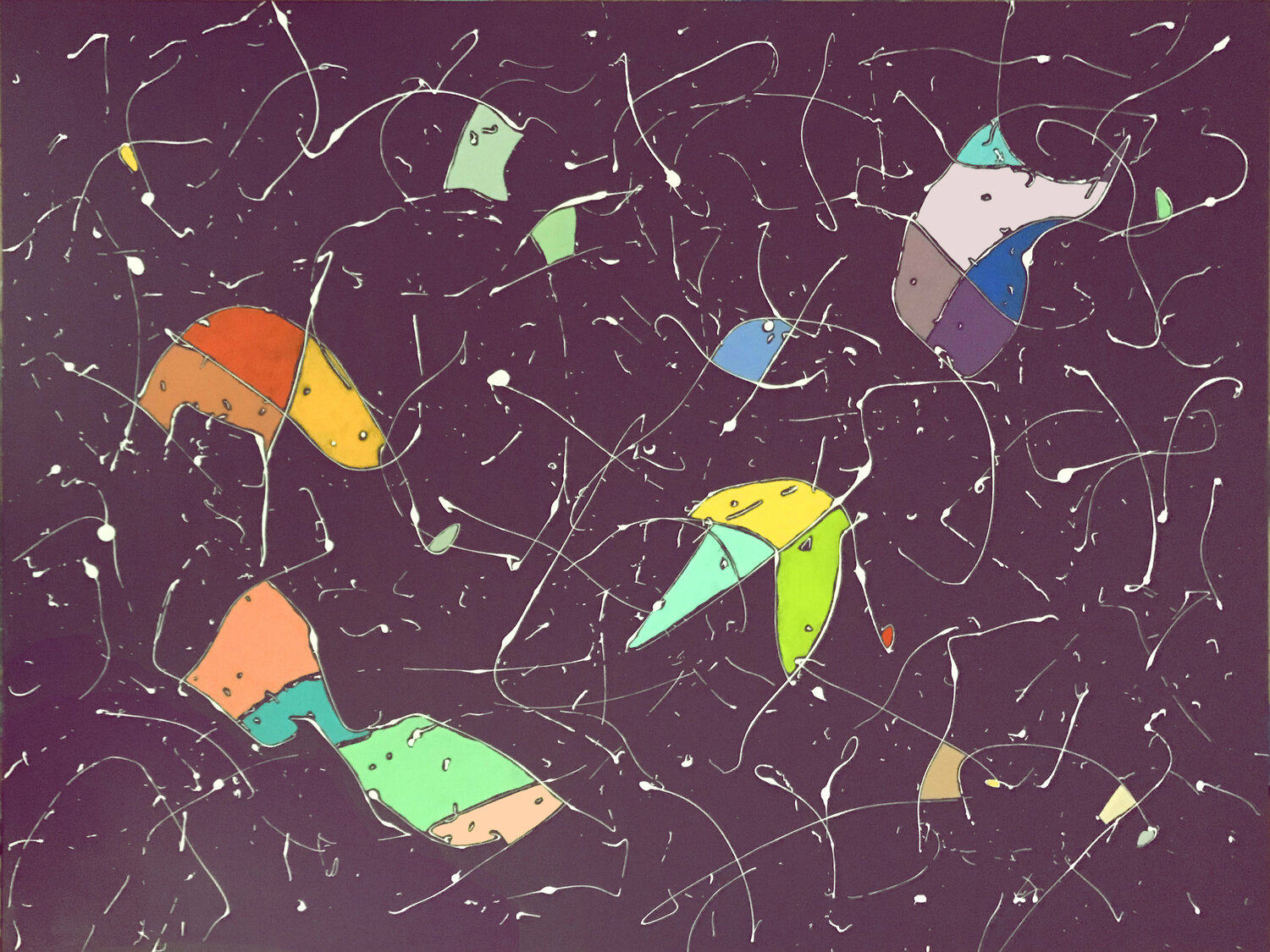 Constellation XIV Sharon Pierce McCullough Original painting for sale