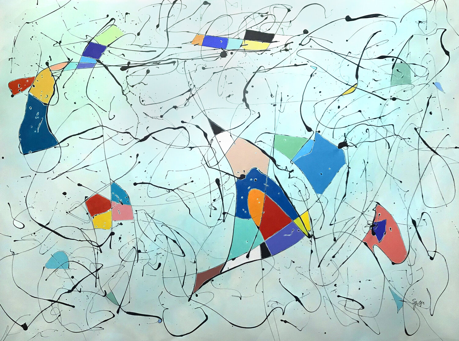 Constellation XVI Sharon Pierce McCullough Peinture originale à vendre