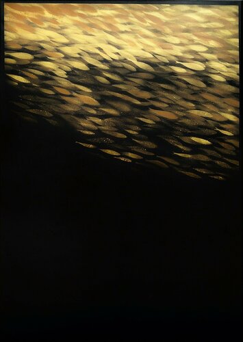 Fish nº82 di Malgorzata Krakowiak, Pittura in vendita su Singulart
