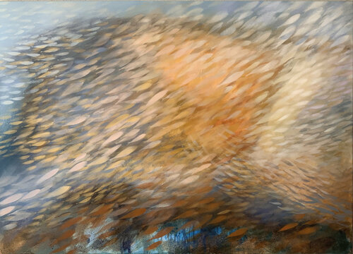 Fish n*132 di Malgorzata Krakowiak, Pittura in vendita su Singulart