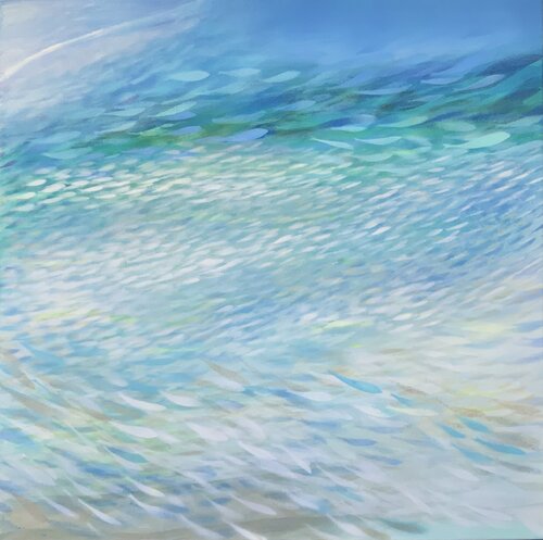 Fish nº146. Puerto Pollensa, Mallorca van Malgorzata Krakowiak, Schilderij te koop op Singulart