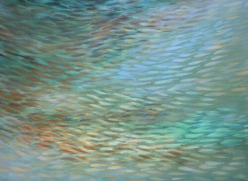 Fish nº169 di Malgorzata Krakowiak, Pittura in vendita su Singulart