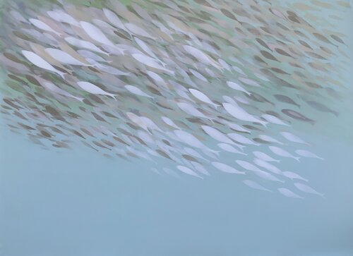 Fish nº189 von Malgorzata Krakowiak, Malerei kaufen auf Singulart