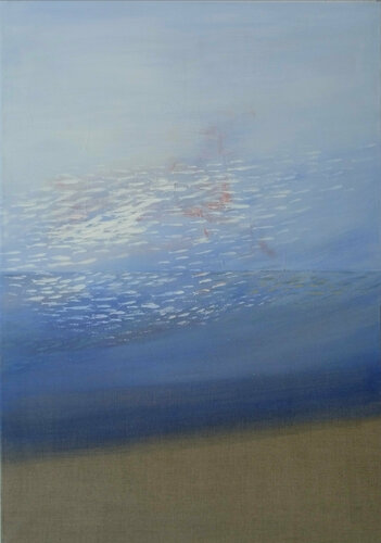 Fish nº38 di Malgorzata Krakowiak, Pittura in vendita su Singulart