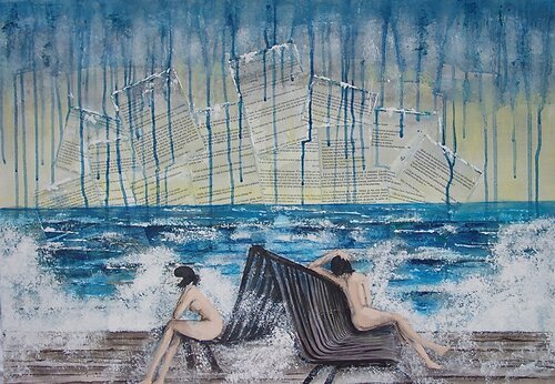 “  MELANCOLIE " von Frédérique Lombard Morel, Malerei kaufen auf Singulart