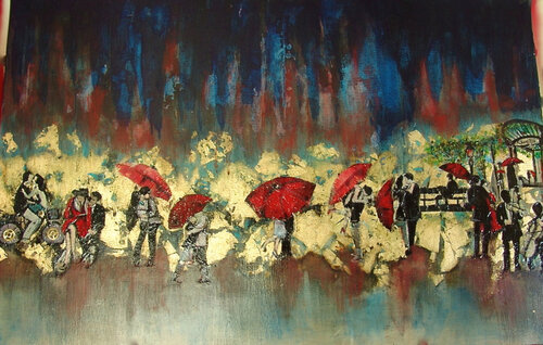 A Golden Love by Frédérique Lombard Morel, 기타 매체 for Sale on Singulart