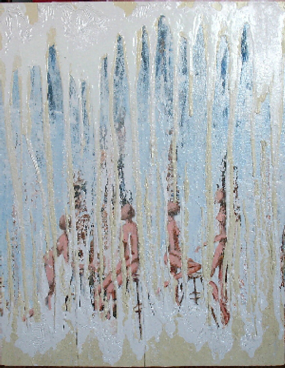 " Waiting the Spring " Frédérique Lombard Morel Original painting for sale