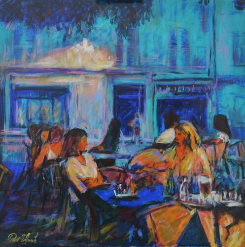 Secrets series 4 - 2021 - No 1 "Evening air" di Peter Wood, Pittura in vendita su Singulart