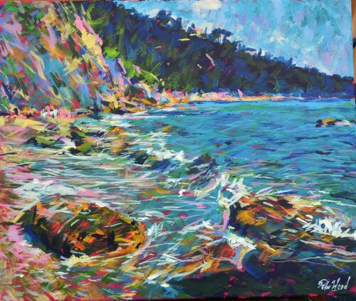 Le Pradet - Provence - A moments memory van Peter Wood, Schilderij te koop op Singulart