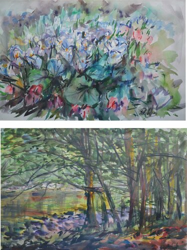 6 Petite Creuse & spring flowers von Peter Wood, Malerei kaufen auf Singulart