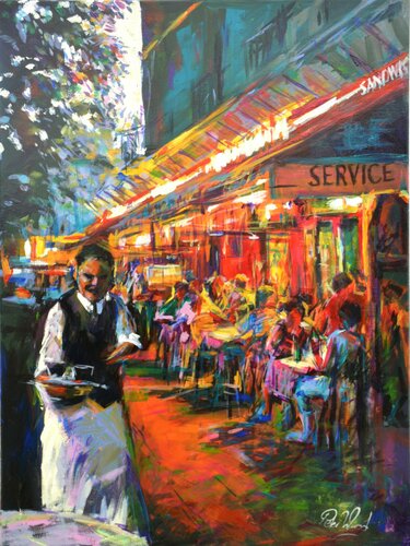 Secrets 10 -  2022 -  "Service" von Peter Wood, Malerei kaufen auf Singulart