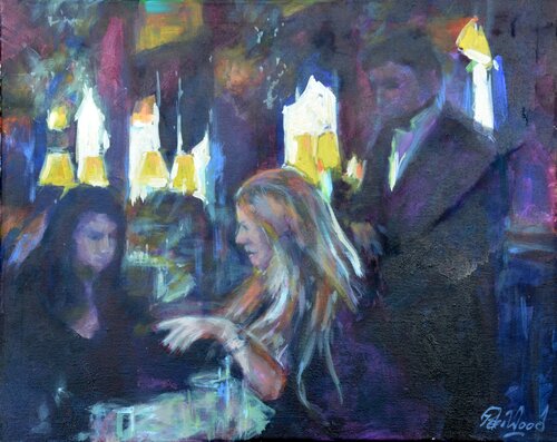 Ambient evening van Peter Wood, Schilderij te koop op Singulart