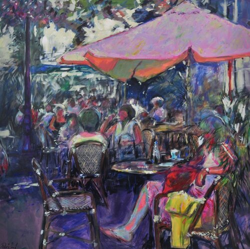 Pink parasol  vers 2 Peter Wood