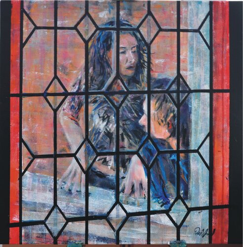 Secrets through the Window van Peter Wood, Schilderij te koop op Singulart