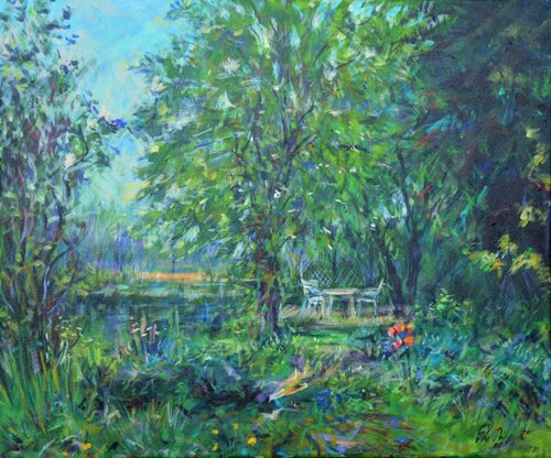 Spring buds von Peter Wood, Malerei kaufen auf Singulart