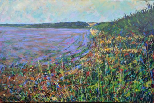 Lincs Borage van Peter Wood, Schilderij te koop op Singulart
