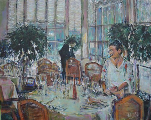 Secrets 17 - Winter 2023 - Reflected light and thought di Peter Wood, Pittura in vendita su Singulart