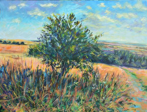 Worlaby Panorama, Lincolnshire by Peter Wood, Painting for Sale on Singulart