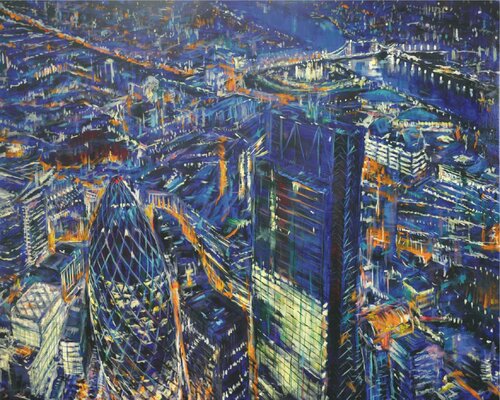 Midnight jewels di Peter Wood, Pittura in vendita su Singulart