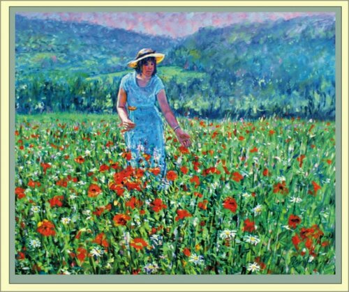 Rosie in Aveyron von Peter Wood, Malerei kaufen auf Singulart