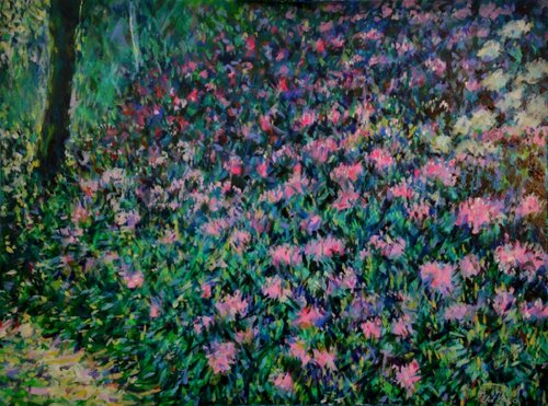 Rhododendrons 5 von Peter Wood, Malerei kaufen auf Singulart