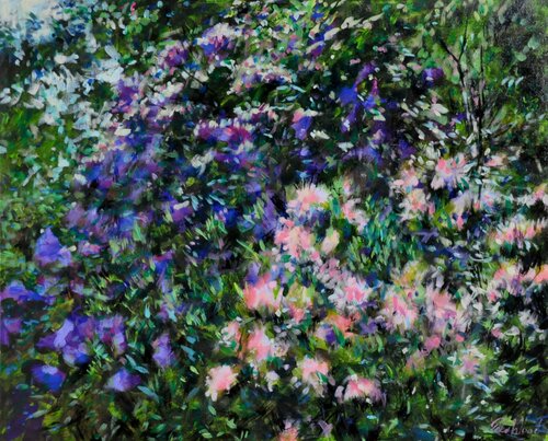 Mixed Rhododendrons 2019 von Peter Wood, Malerei kaufen auf Singulart