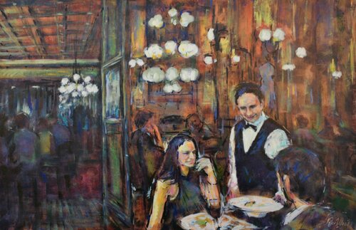 Secrets 8 - 2020 - Vienna Romance de Peter Wood, Pintura a la venta en Singulart