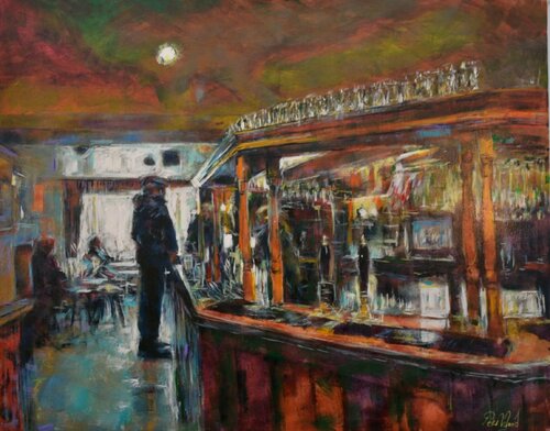 Secrets 9 - 2020 - White Horse Inn, Tadcaster UK de Peter Wood, Pintura a la venta en Singulart