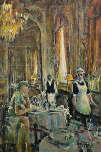 Secrets 10 - 2020 - Deep in thought von Peter Wood, Malerei kaufen auf Singulart