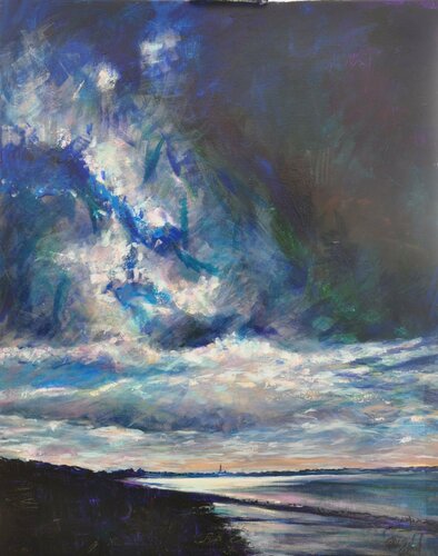 Towards Scunthorpe von Peter Wood, Malerei kaufen auf Singulart