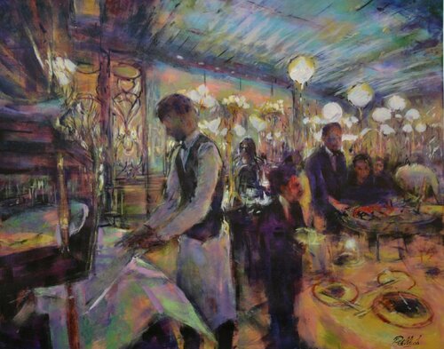 Secrets 23 The red lobster van Peter Wood, Schilderij te koop op Singulart