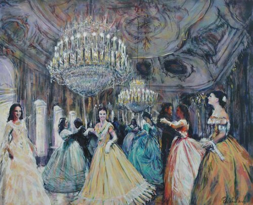 Secrets 29 - The traditional ball von Peter Wood, Malerei kaufen auf Singulart