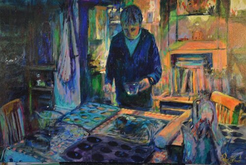 Baking day von Peter Wood, Malerei kaufen auf Singulart