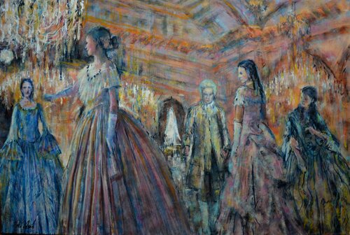 Secrets 2 2020 / 21 - Excuse me di Peter Wood, Pittura in vendita su Singulart