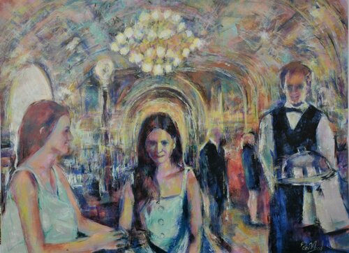 Secrets 7. 2020 / 21 - Aimez vous? van Peter Wood, Schilderij te koop op Singulart