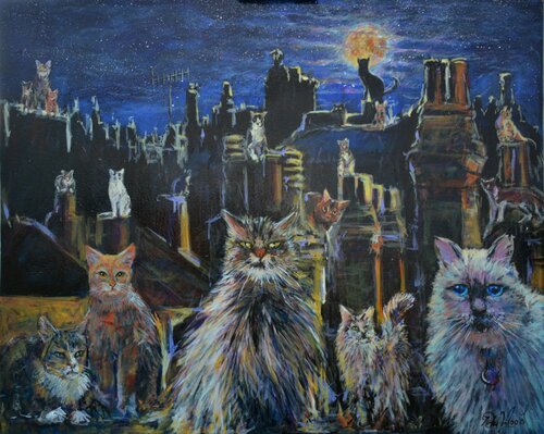 Catawalling by Peter Wood, Painting for Sale on Singulart