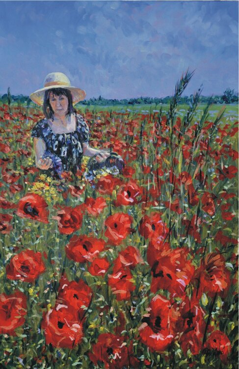 Collecting Poppies Peter Wood