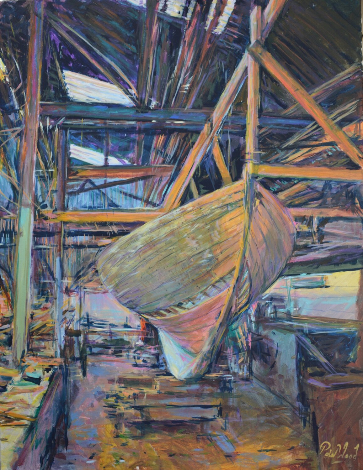 Barton boatyard Lady Lena Peter Wood