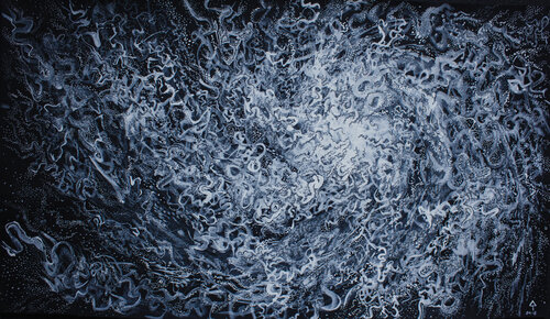 Snow Between Stars de Daria Tekuch, Obra en papel a la venta en Singulart