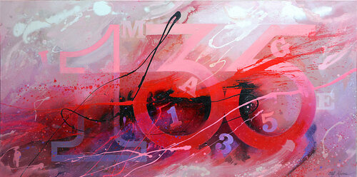 Red Blast - Image #135 by Cliff Kearns, Painting for Sale on Singulart