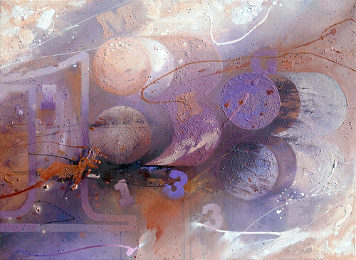 IMAGE #133 - Purple Bronze di Cliff Kearns, Pittura in vendita su Singulart