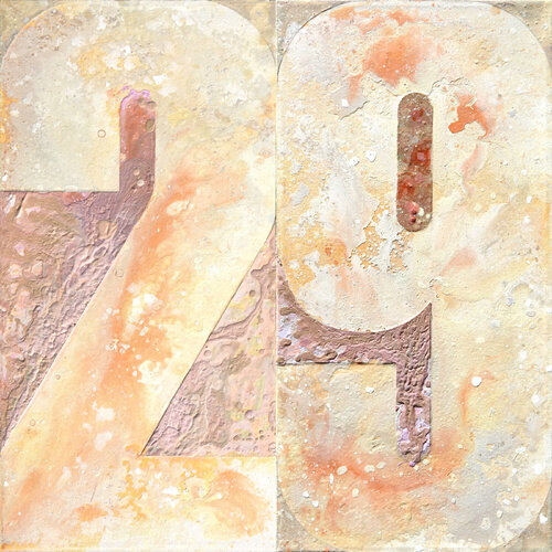 Celebrando el ano bisiesto (Dos/Nueve) von Cliff Kearns, Malerei kaufen auf Singulart