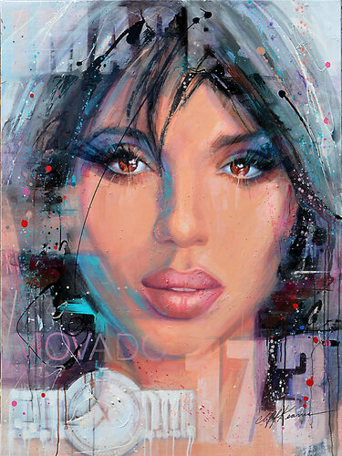 Image #173 - Kerry & Movado de Cliff Kearns, Pintura a la venta en Singulart