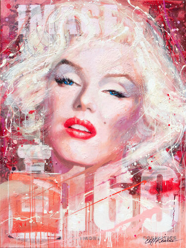 IMAGE #160 - Marilyn & Chanel di Cliff Kearns, Pittura in vendita su Singulart