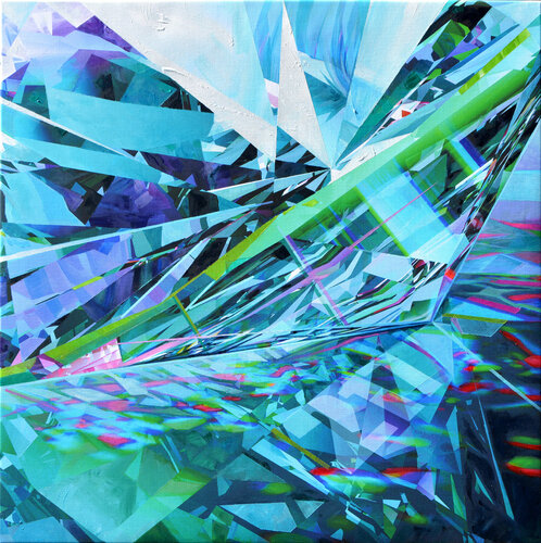 Turquois Diamond von Cliff Kearns, Malerei kaufen auf Singulart