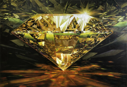 Golden Diamond von Cliff Kearns, Malerei kaufen auf Singulart