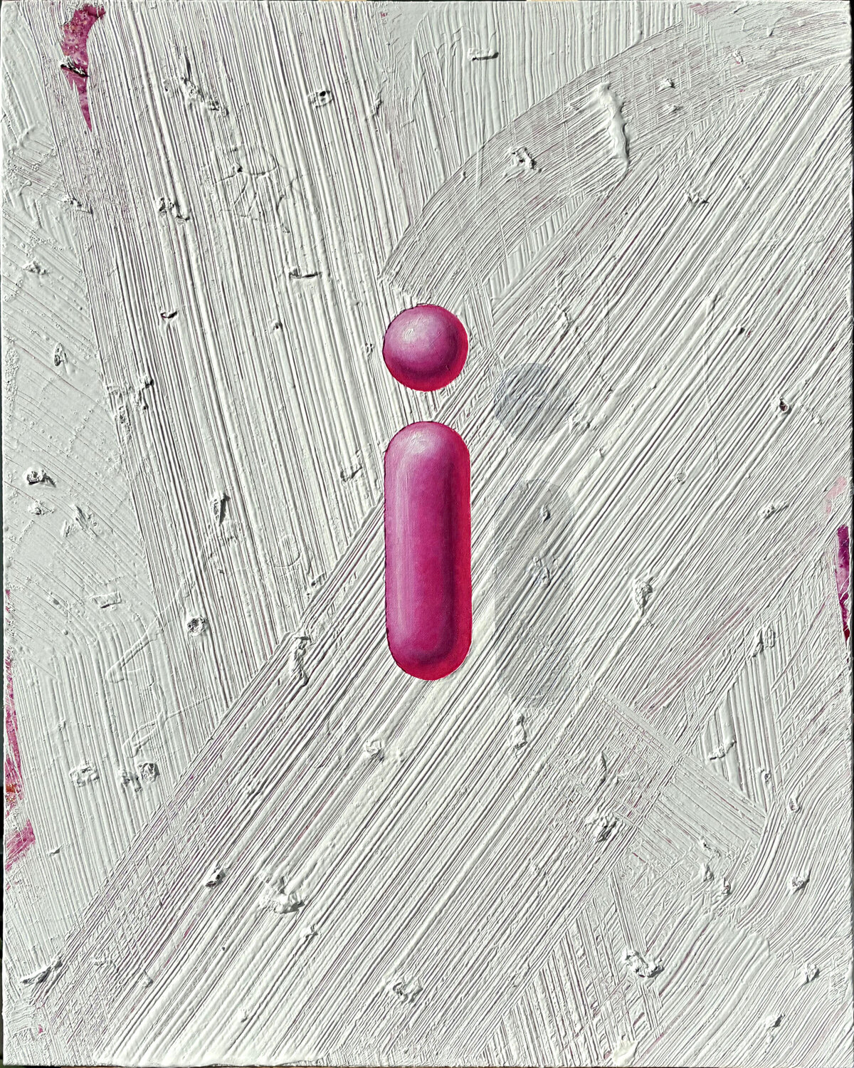 MAGENTA 'i' on WHiTE #271 Cliff Kearns