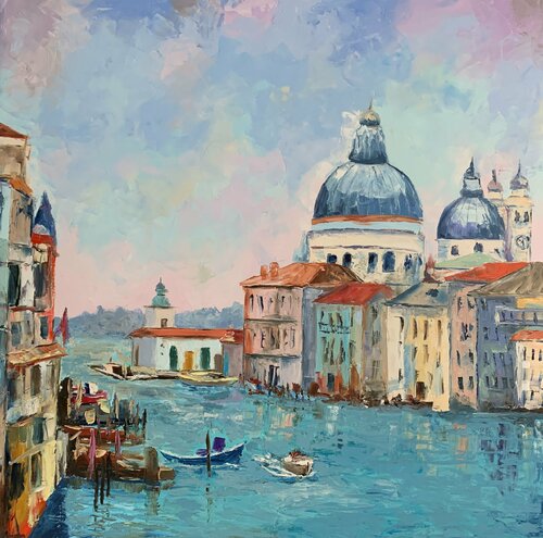 Venice. Italy. Citycape. van Vita Schagen, Schilderij te koop op Singulart