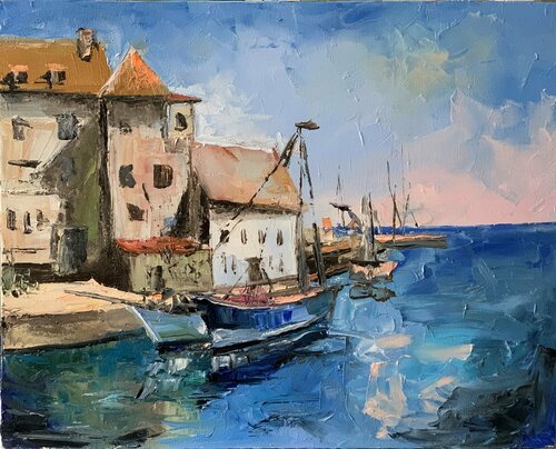Harbour city. Landscape Vita Schagen