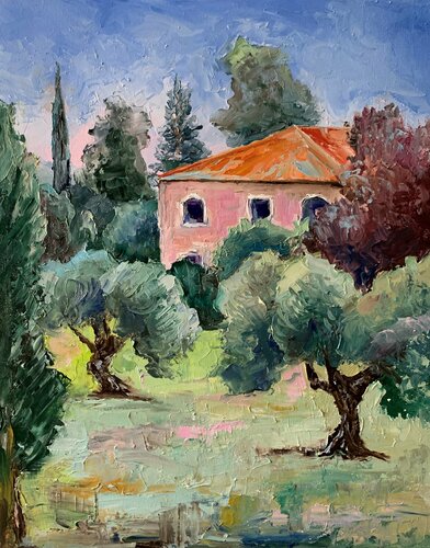 Italy. Landscape. par Vita Schagen, Peinture en vente sur Singulart